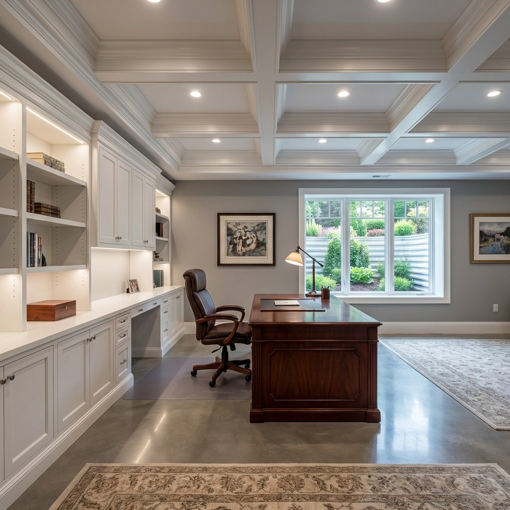 Modern Basement Remodel Andover MA